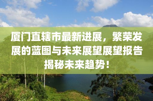 廈門直轄市最新進展，繁榮發展的藍圖與未來展望展望報告揭秘未來趨勢！