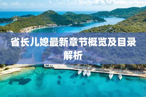 省長兒媳最新章節(jié)概覽及目錄解析