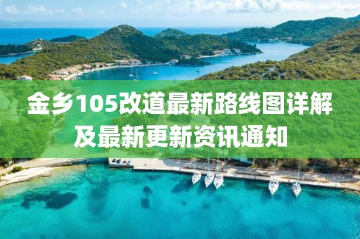 金鄉105改道最新路線圖詳解及最新更新資訊通知