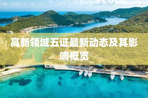 高新領域五證最新動態(tài)及其影響概覽