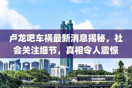 盧龍吧車禍最新消息揭秘，社會關注細節(jié)，真相令人震驚