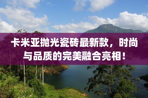 卡米亞拋光瓷磚最新款，時(shí)尚與品質(zhì)的完美融合亮相！